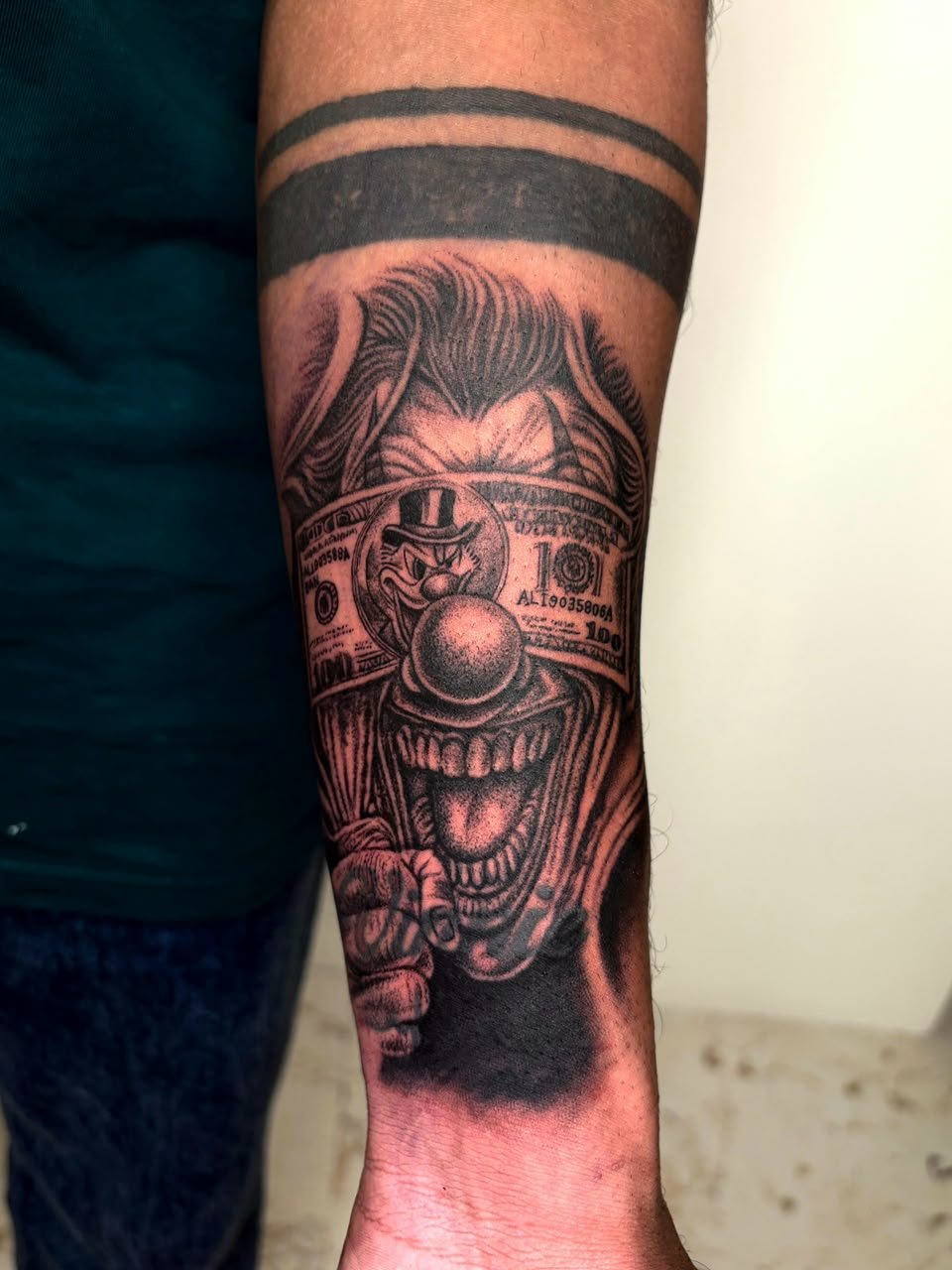 Tattoo cover-up before and after at Kanoji Tattoo Studio, Delhi
