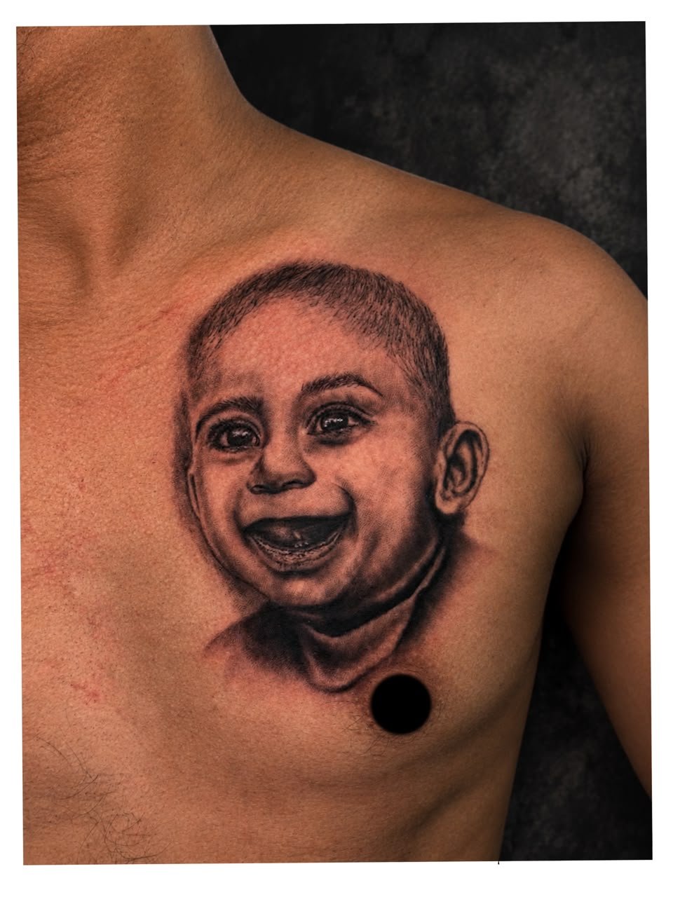 3D photo-real tattoo by Kanoji Tattoo Studio, Shokeen Marg, New Delhi